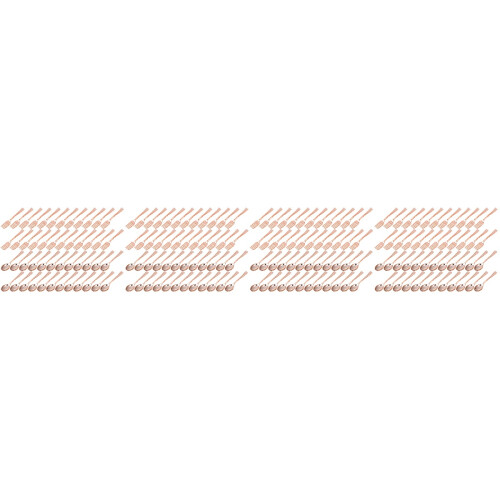 192Pcs Rose Gold Utensils and for Cake 2
