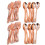 192Pcs Rose Gold Utensils and for Cake 9