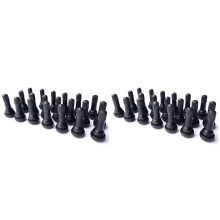 40Stk Snap-in Ventile Tr-413 Reifenventil Tubeless Schwarz Stabil