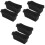 6Pcs Black Silicone Grease Cup Liners Reusable Outdoor Drip Pan Liners 4