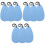 9Pcs Soft Blue Microfiber Cloth for Sax Clarinet Flute Cleaning 1