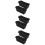 6Pcs Black Silicone Grease Cup Liners Reusable Outdoor Drip Pan Liners 9