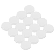 20 Pcs Tinplate Lid Jar Reusable Lids Metal Regular Mouth Canning