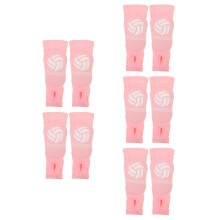 5Pairs Pink Sports Wrist Band Volleyball Arm Sleeves with Compression