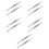 10Pcs Metal Stamp Tweezers Durable Non-Slip Precision Work Tool 6