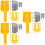 3Sets Yellow Drill Guide Set Doweling Woodworking Tools 7