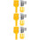 3Sets Yellow Drill Guide Set Doweling Woodworking Tools 8