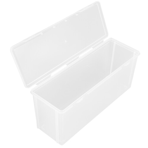 2Pcs Clear Bread Storage Container PP Material Fridge Organizer Box 2