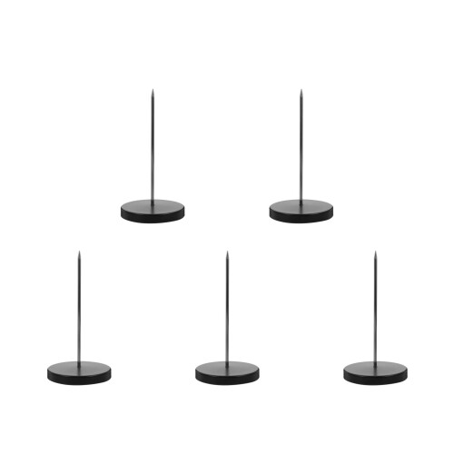 5Pièces Support Ticket Inoxydable Noir Pour Restaurant