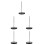 5Pièces Support Ticket Inoxydable Noir Pour Restaurant 8