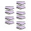 10Pièces De Et Cache-Oreilles Violet En Coton 9