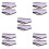 10Pièces De Et Cache-Oreilles Violet En Coton 10