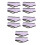 10Pièces De Et Cache-Oreilles Violet En Coton 11
