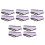 10Pièces De Et Cache-Oreilles Violet En Coton 1