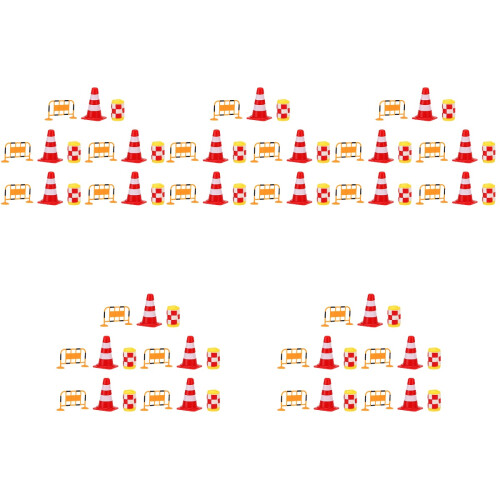 5Ensembles Jeux Educatifs Panneaux De Circulation ABS Multicolores