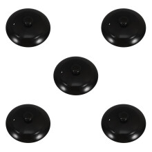5Pcs Black Pot Ceramic Covers Cooking Lid for Soup and Braised Dishes