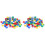 400Pcs Kids Learning Toys Plastic Chips Assorted Color 2