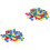 400Pcs Kids Learning Toys Plastic Chips Assorted Color 3