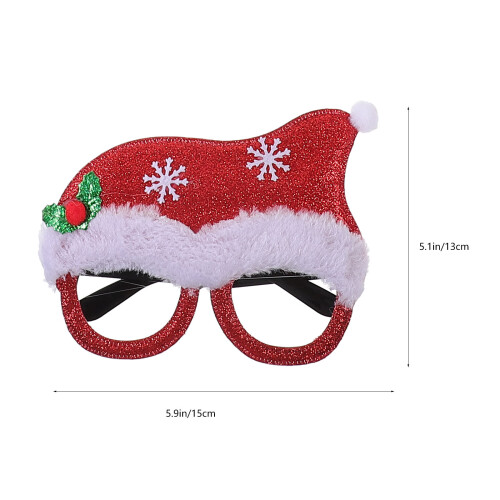 48Pièces Lunettes De Noël Multicolores Décoration 1