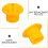 30Pcs Slide Screw Caps Smooth Surface Weatherproof Plastic 5