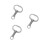 3Pcs Reusable Silver Bull Nose Rings Spring-Loaded Traction for Cattle 5