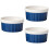 3Pcs Durable Blue Ceramic Dessert and Cooking Bowls 6
