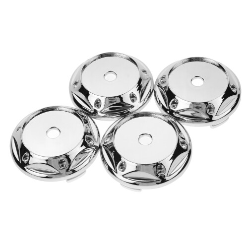 4Pièces Caches Centre Argent En ABS Pour Roues Auto Usage