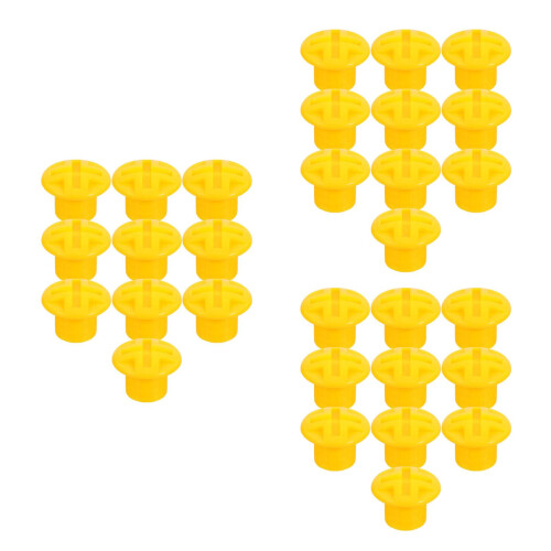 30Pcs Slide Screw Caps Smooth Surface Weatherproof Plastic