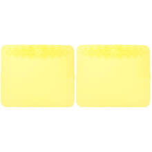 2Pcs Light Yellow Silicone Craft Mat Nonstick Pad for Kids DIY Arts