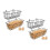 4Pcs Rabbit Feeder Racks Wear-Resistant Hanging Storage for Small Pets 6