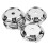 4Pièces Caches Centre Argent En ABS Pour Roues Auto Usage 10