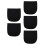 5Pcs Motorcycle Storage Bag Black Durable Velvet Large Capacity 3