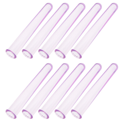 20St Multifunctionele Testbuizen Acryl Paars Voor En 1