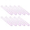 20St Multifunctionele Testbuizen Acryl Paars Voor En 3