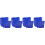 48Ensembles Bols Bleu Forme Casquette Baseball Décor 5