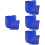 48Ensembles Bols Bleu Forme Casquette Baseball Décor 7
