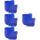 48Ensembles Bols Bleu Forme Casquette Baseball Décor 8