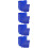 48Ensembles Bols Bleu Forme Casquette Baseball Décor 9