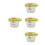 4Pièces Pots Bébé Anti- Pour Micro-Ondes Conservation 4