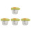 4Pièces Pots Bébé Anti- Pour Micro-Ondes Conservation 5