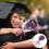 3Pièces Bouquet Violet Ours Pour Cérémonie Graduation 10