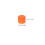 20Pièces Caches Écrous Silicone Orange Lumineux Roue 3