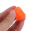 20Pièces Caches Écrous Silicone Orange Lumineux Roue 8
