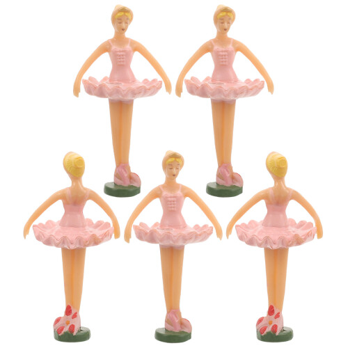 20Stk Ballettpuppe Rosa Kunststoff Für 1