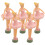 20Stk Ballettpuppe Rosa Kunststoff Für 3
