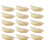 60Pcs White Simulation Dumpling Models Durable PVC Fake Food Ornaments 2