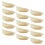 60Pcs White Simulation Dumpling Models Durable PVC Fake Food Ornaments 3