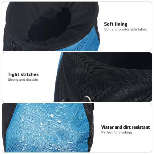10Pièces À Magnésie Escalade Polyester Multi Usage Grande Capacité 2
