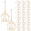 100Pièces Pendentif Bois Décor Khaki Suspendu Maison 6