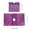 4Pcs Traffic Safety Cone Covers Violet PVC Pe Easy Install 8